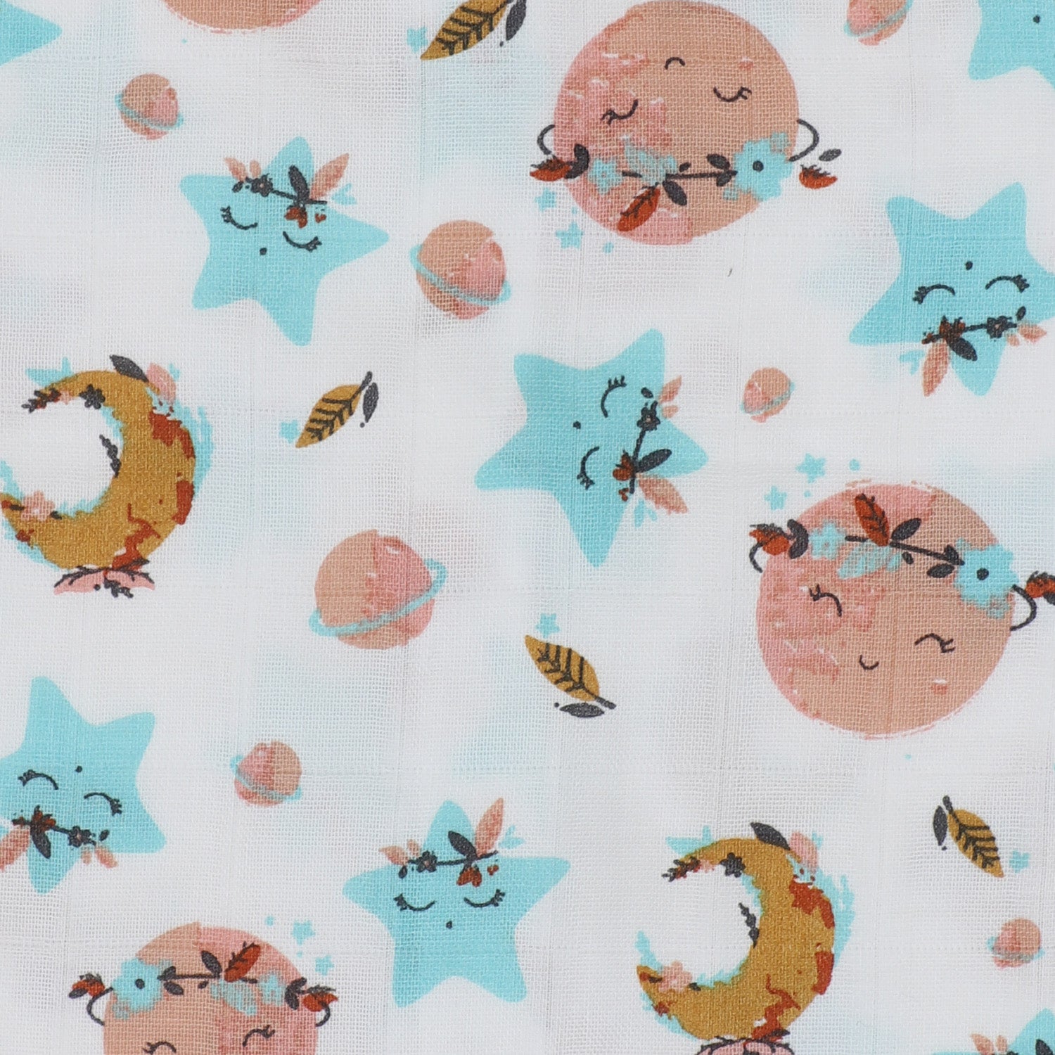 Muslin Hooded Towel | Muslin Wrap - Twinkle Dream